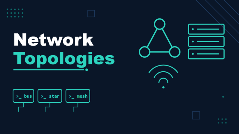 Network Topologies Explained: Bus, Star, Ring and Mesh - featured illustration