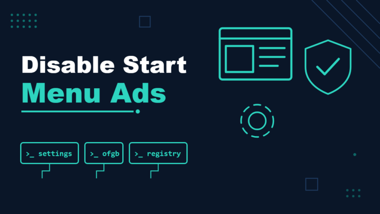 How to Disable Start Menu Ads in Windows 11 - featured illustration