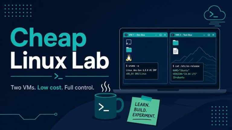 Build a Cheap Linux Lab That Looks Like Work (Job Seekers)