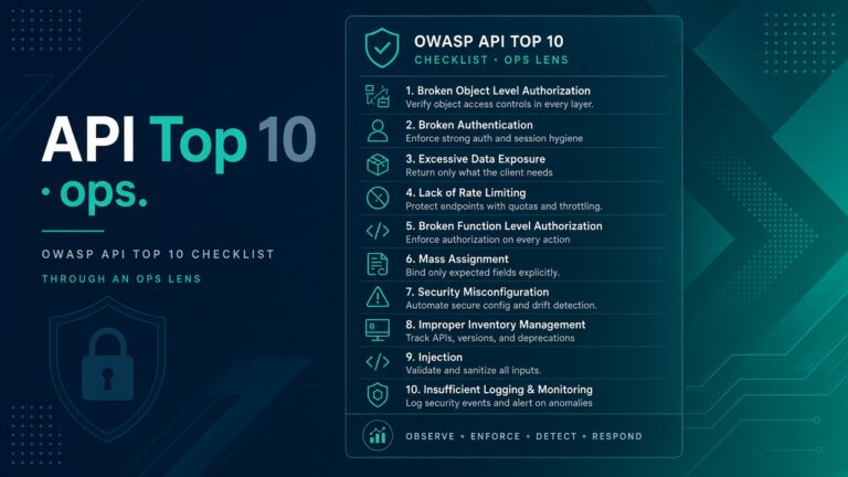 OWASP API Top 10 Through an Ops Lens (No Exploits)
