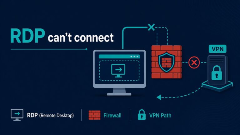 Can't Connect via RDP on Windows: Admin Checklist