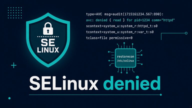 SELinux Permission Denied: Read AVC Denials Without Rage-Quitting