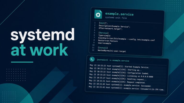 systemd for New Admins: Services You’ll Actually Touch at Work