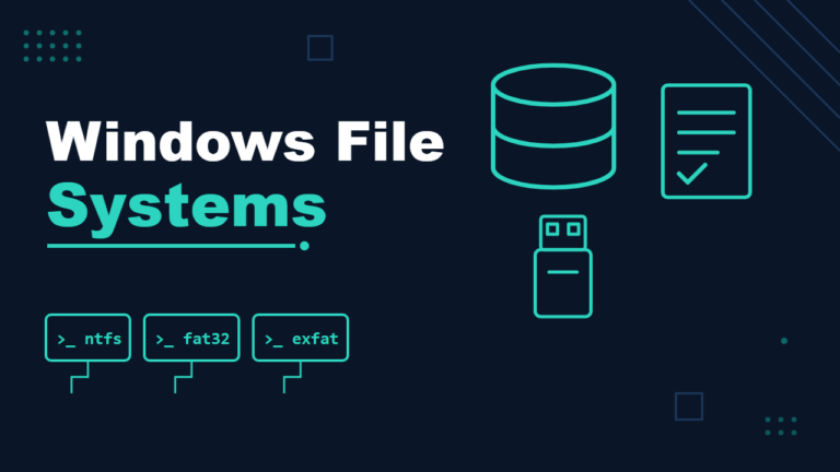 Windows File Systems Compared: NTFS, FAT32, exFAT and ReFS - featured illustration