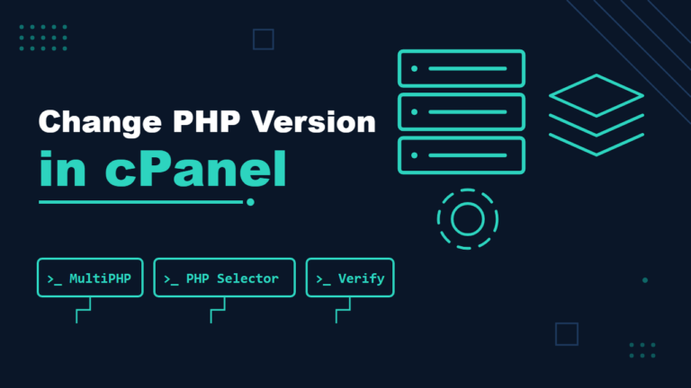 Change the PHP version in cPanel with MultiPHP Manager and PHP Selector
