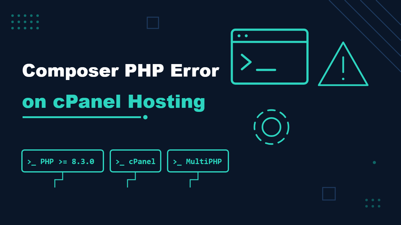Composer PHP error on cPanel hosting: PHP >= 8.3.0 required