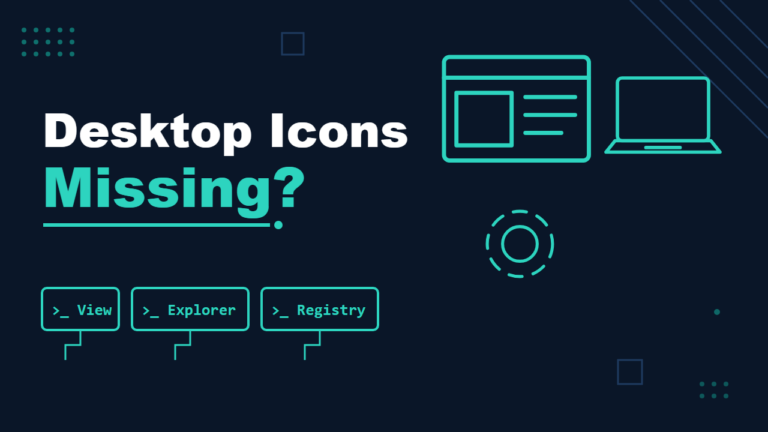 Desktop Icons Missing in Windows 11? Eight Fixes, in Order - featured illustration