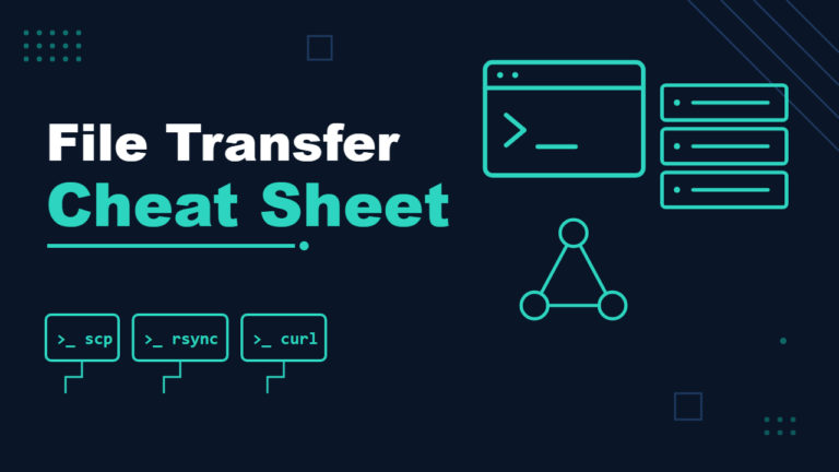 Linux File Transfer Cheat Sheet: scp, rsync, sftp, curl and netcat - featured illustration
